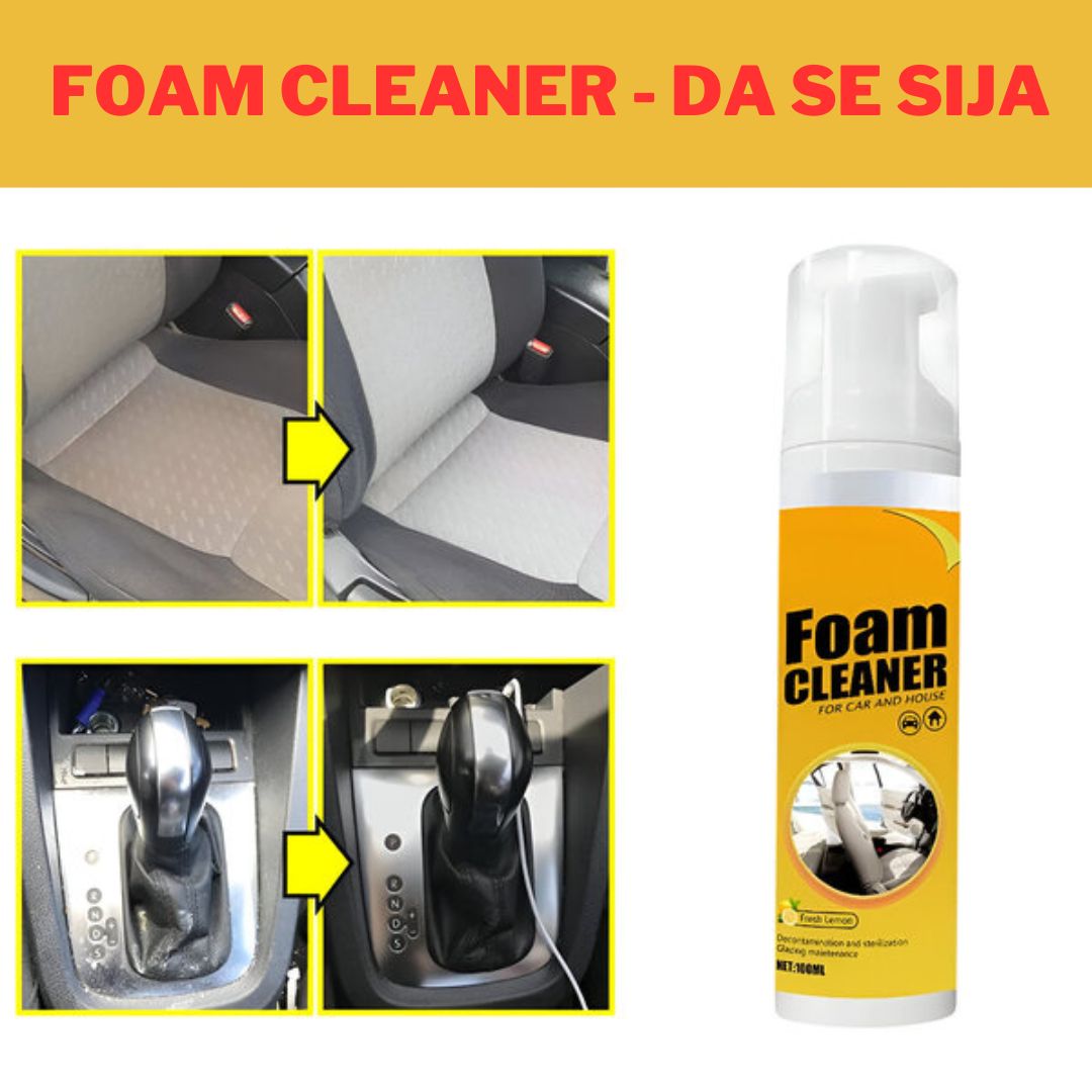 FOAM CLEANER – Univerzalna pena za čišćenje automobila i kuće