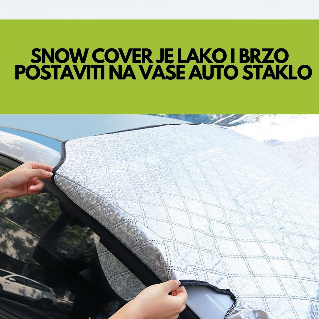 SNOWCOVER - Prekrivač za zaštitu auto stakla od snega i leda